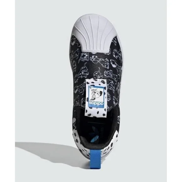 adidas Originals x Disney Superstar 360 I 101 Dalmatians Size 1 Toddler NEW! - Picture 3 of 12